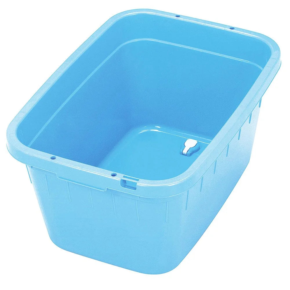 Shinkigosei Synthetic Dragonfly Square Type Drainage Stopper 60 Type 62L Blue Japan 66X47X33Cm
