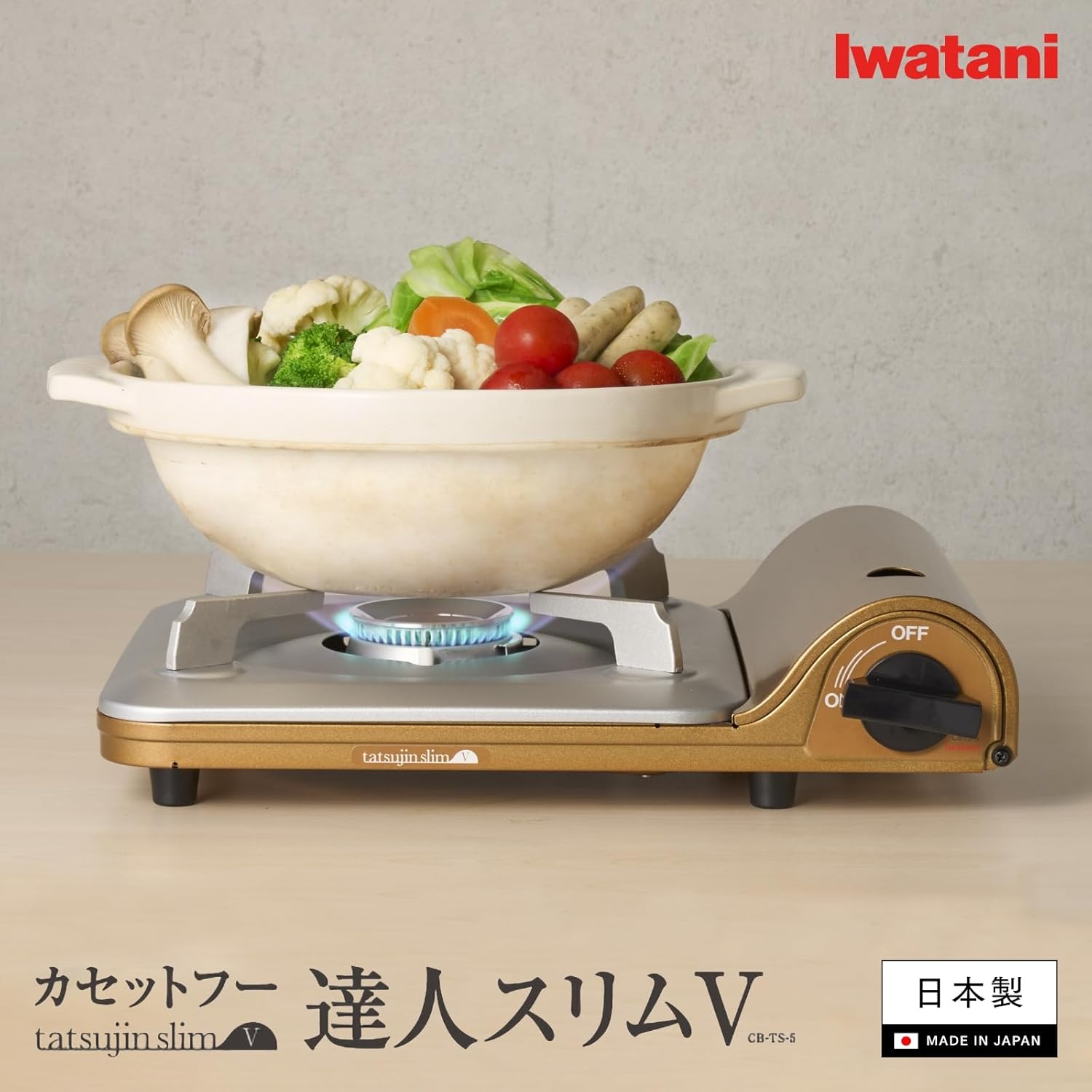 趣味 iwatareiko3 Iwatani Tatsujin Slim III Cassette Stove Disaster-Ready CB-TS-5 Japan