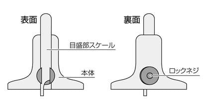 Shinwa Measurement Japan Tire Tread Measuring Gauge Mini Deps 19300