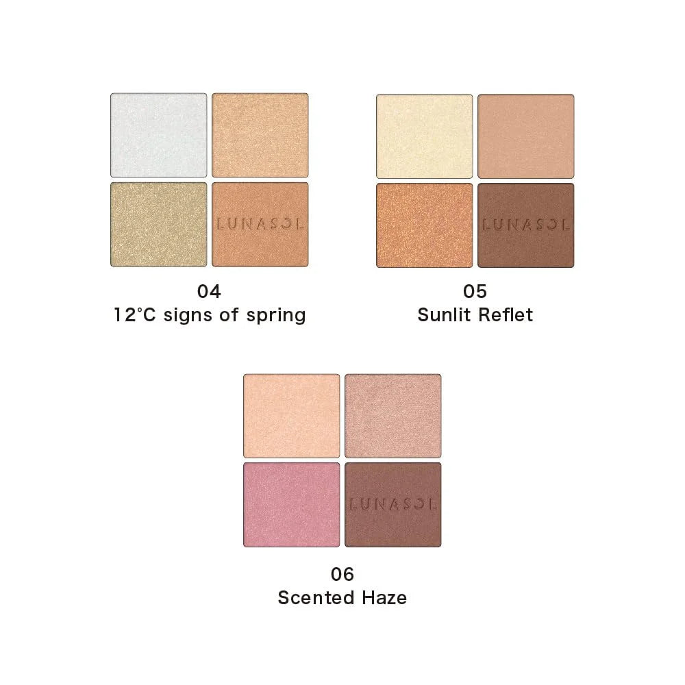 Lunasol Eye Coloration N 06 Eyeshadow Palette for Rich Color Payoff