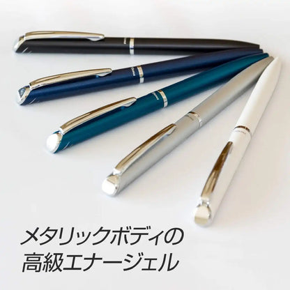 Pentel Energel Philography Ballpoint Pen Japan White Axis Bln2005W 05