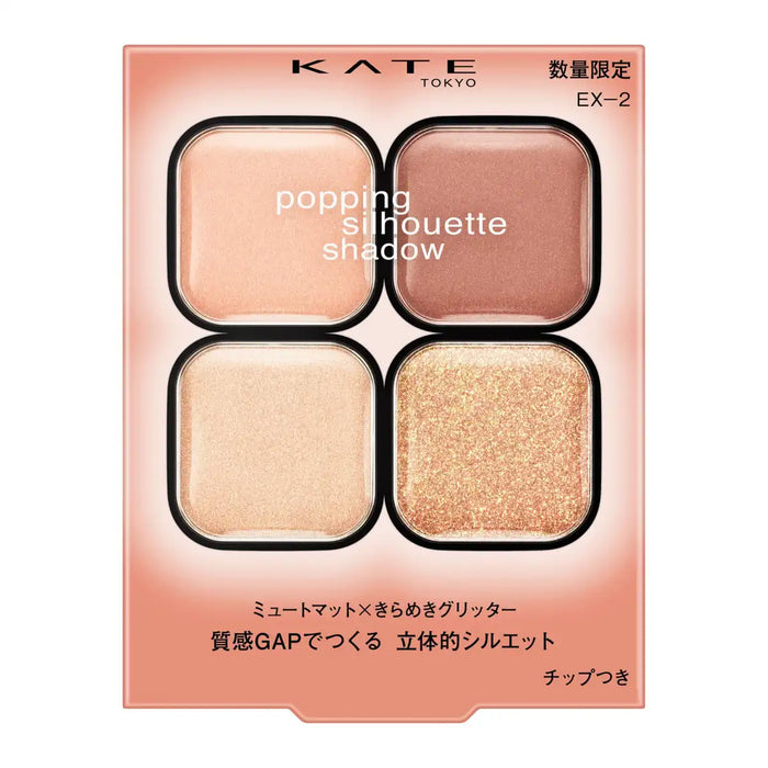 Kate Eyeshadow Popping Silhouette Shadow Ex-2 For Bold Eye Looks