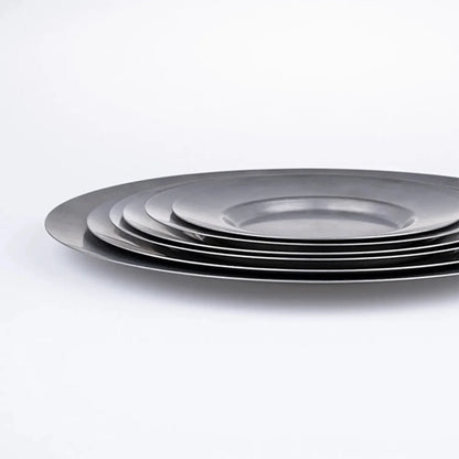 Aoyoshi Japan Vintage Inox Stainless Steel Round Plate 165Mm