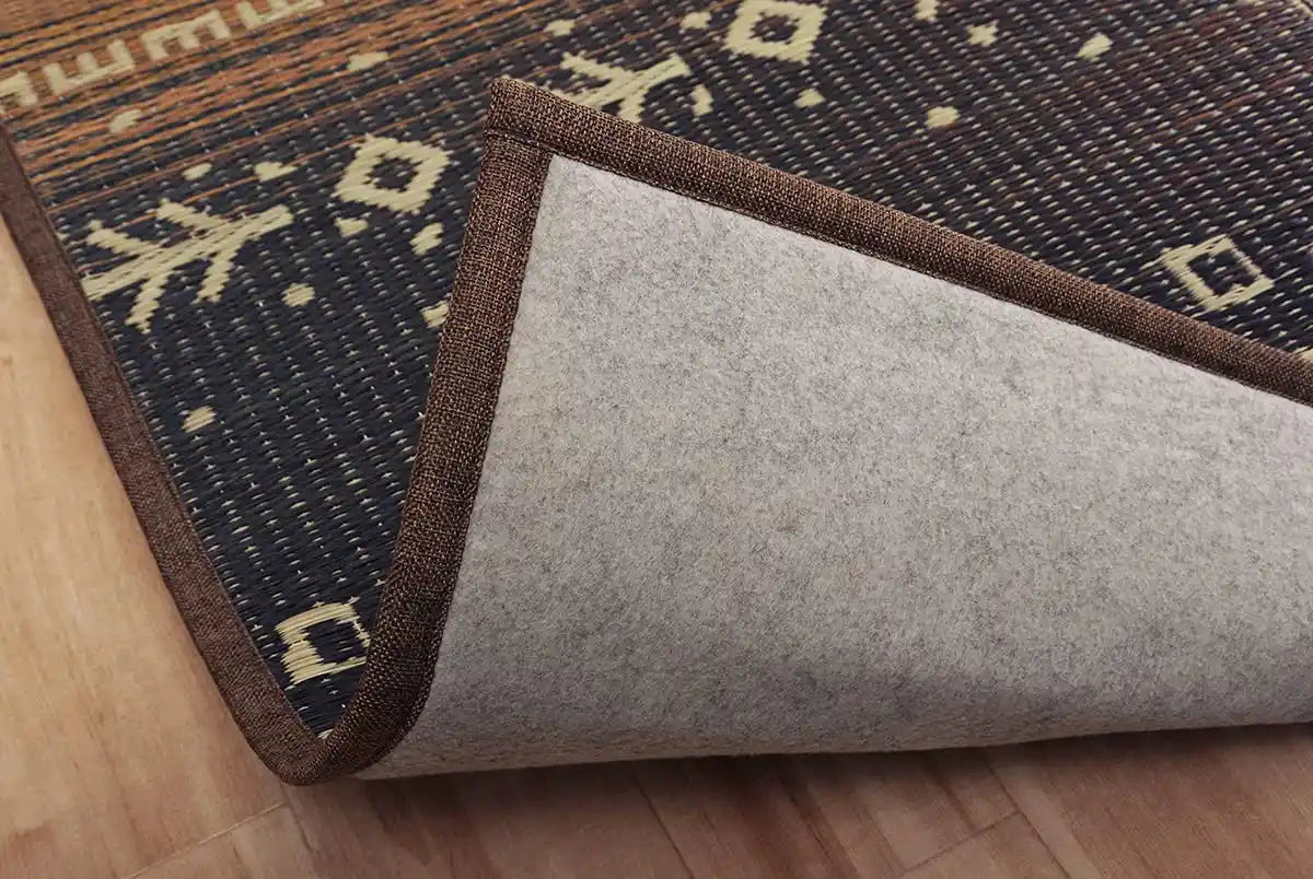 Ikehiko Corporation Japan Igusa Rug Mat Gabe Fx Sara Antibacterial Deodorant Brown 60X180Cm #8482059