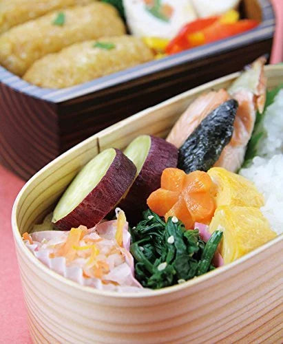 Yamaco Japanese Bento Box Oval Design Made in Japan Model 893522