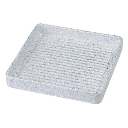 Fukui Craft Square Meat Plate 16㎝ - Silver