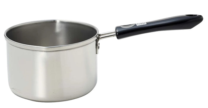 Pearl Metal Kinzoku Milk Pan 13Cm Ih Compatible Japan H-5171 Silver