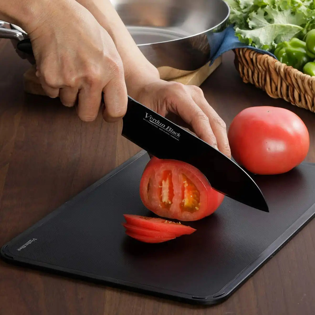 Shimomura Kougyou Santoku Knife 165Mm - Molybdenum Vanadium Steel Japan-Made Dishwasher Safe Amazon.Co.Jp Exclusive