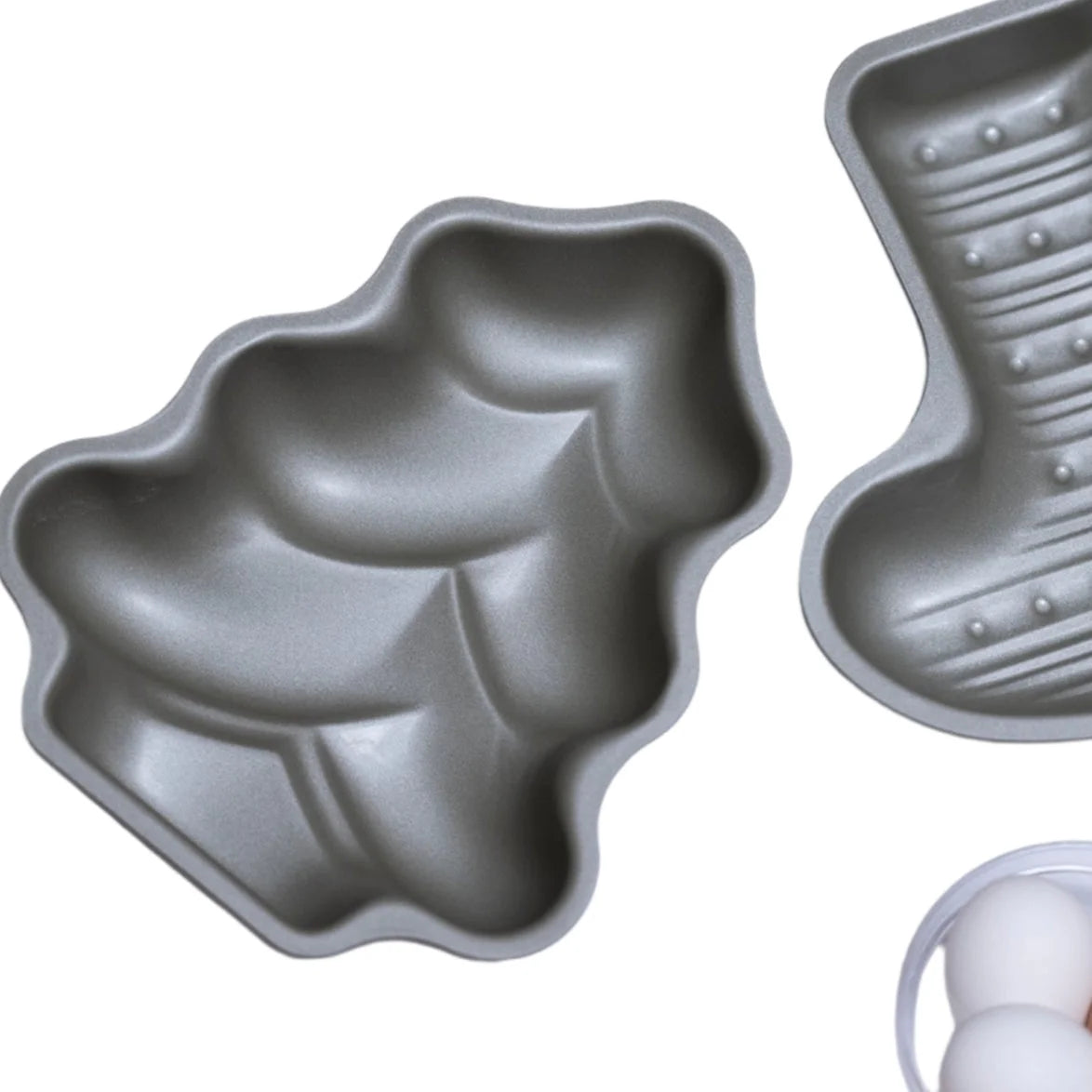 Shimotori Black Figure Steel Fir Tree-Shaped Cake Pan