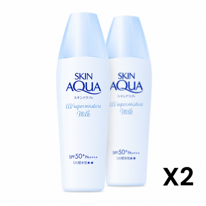Skin Aqua Super Moisture Milk 40ml - Lot de 2