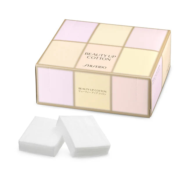 Shiseido 108 Sheet Beauty Up Cotton - Skin Care Makeup Remover Pads