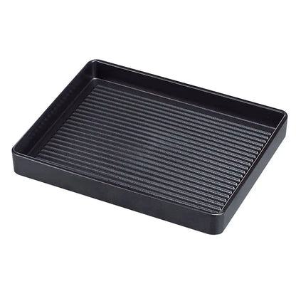Fukui Craft Rectangular Meat Plate 22cm - Black