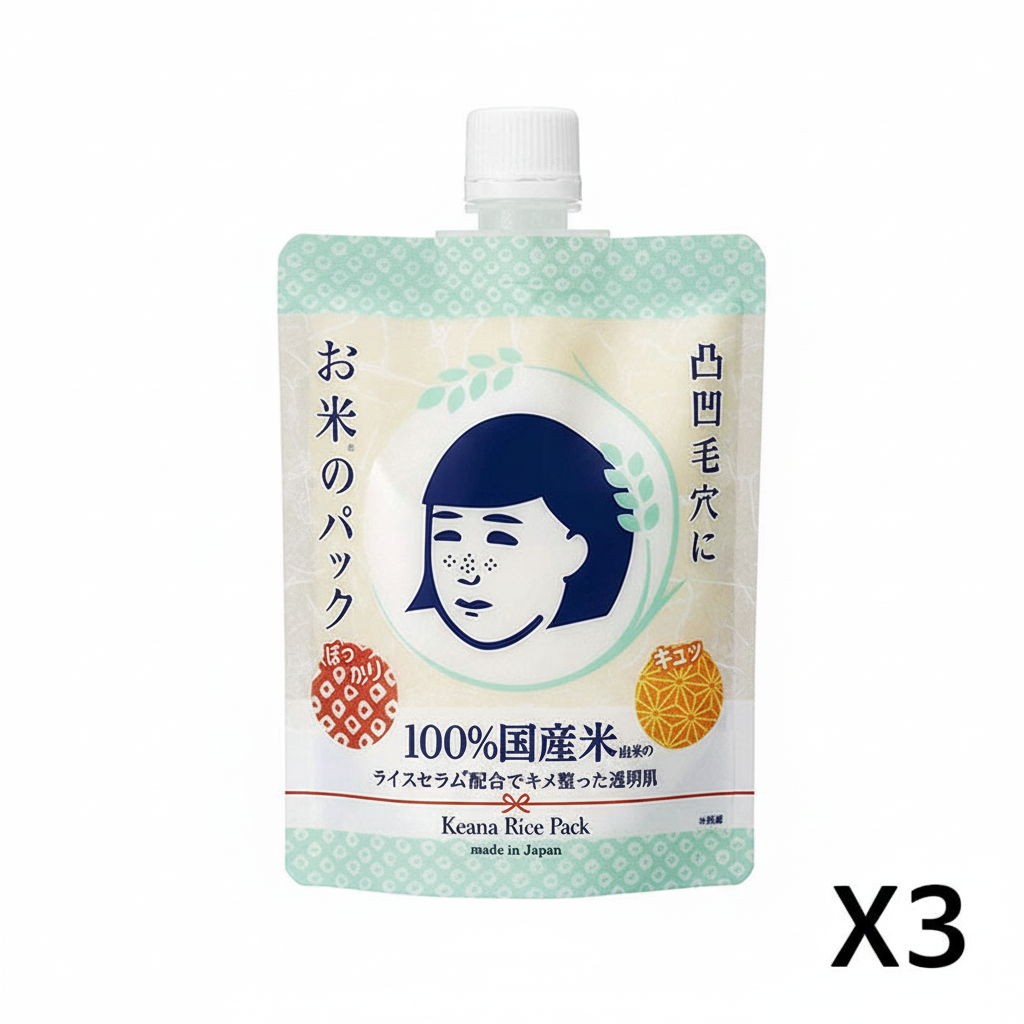 Ishizawa Lab Keana Rice Pack Masque Visage 170g - Soin de la peau