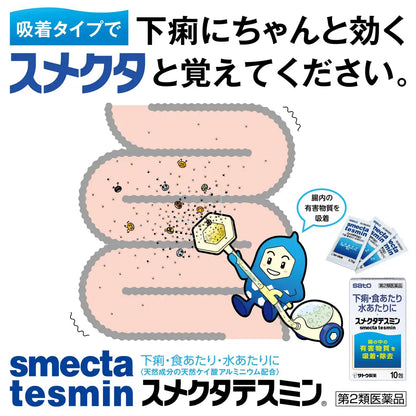 Sato Pharmaceutical Japan [2 Drugs] Smectatemin 10 Capsules