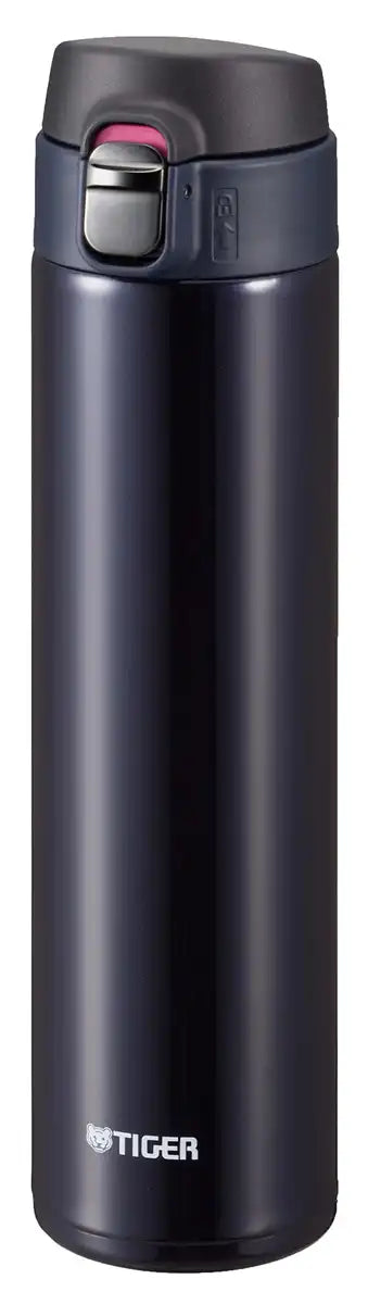 Tiger 600ml Stainless Steel Lightweight Water Bottle Blue Black