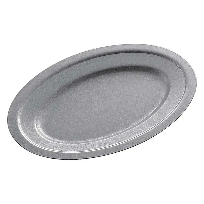 Aoyoshi Japan Vintage Inox Stainless Steel Oval Plate 196Mm