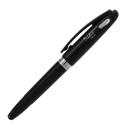 Pentel Tradio Fountain Pen Black Barrel Blue Ink Japan - Gift Box 1 Pack (Trf94A-C)