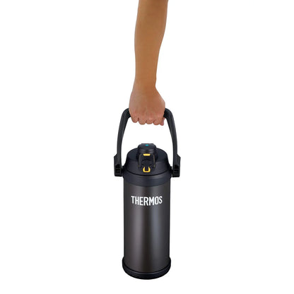 Thermos 2.5L Black Orange Sports Jug Vacuum Insulated Ffv-2501 Bkor