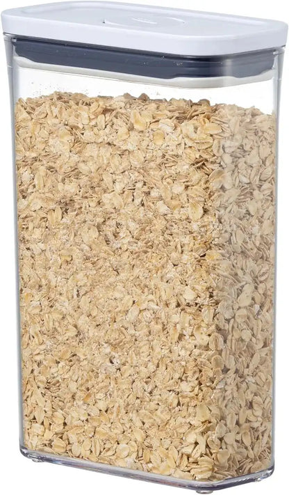 OXO Airtight Plastic Pop Storage Container Kitchen Organizer - Medium Rectangle
 - 719812685045