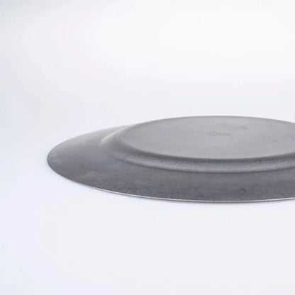 Aoyoshi Vintage Inox Stainless Steel Round Plate 213Mm Japan