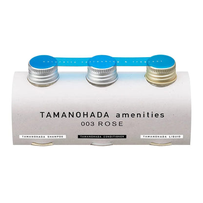 Tamanohada Rose Amenities Set 80ml x3 Shower Travel Toiletries