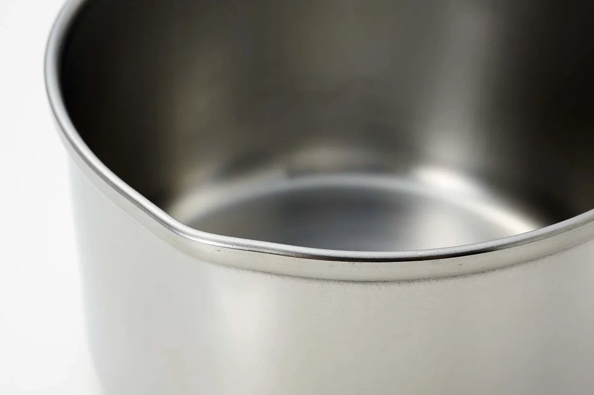 Pearl Metal Kinzoku Milk Pan 13Cm Ih Compatible Japan H-5171 Silver