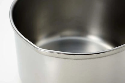Pearl Metal Kinzoku Milk Pan 13Cm Ih Compatible Japan H-5171 Silver