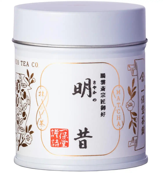 一保堂茶舗抹茶明昔40g 缶高級日本緑茶
