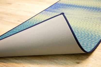 Ikehiko Corporation Rush Tatami Yoga Mat Japan Sky Sea Blue 66X185Cm #8243850
