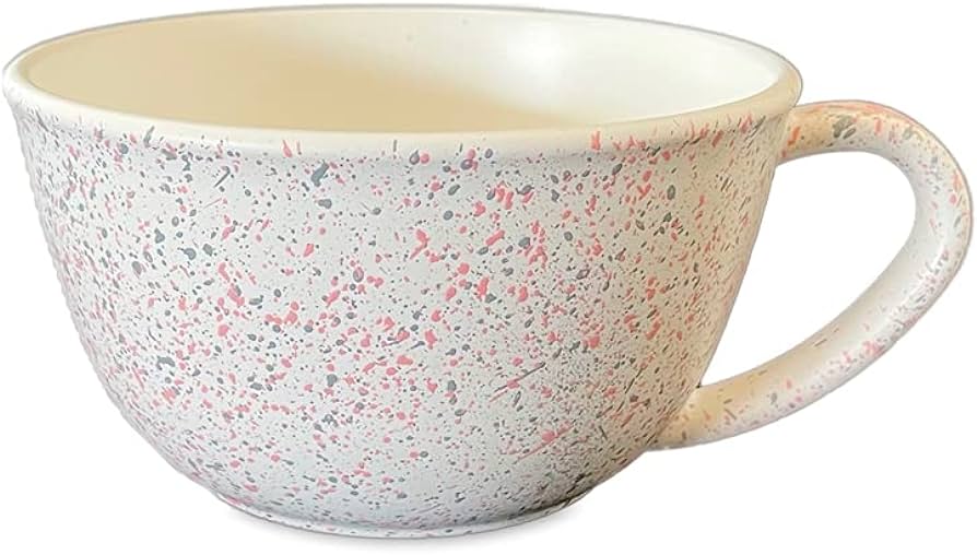 Tribeca Table Ware Japan Acoustic Plaware Chapoteo Soup Cup Pink 450Ml