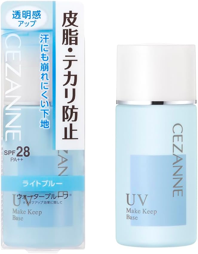 Cezanne Skin Oil Shine Prevention Base Light Blue SPF28 / PA ++ 30ml - Makeup Base Oily Skin