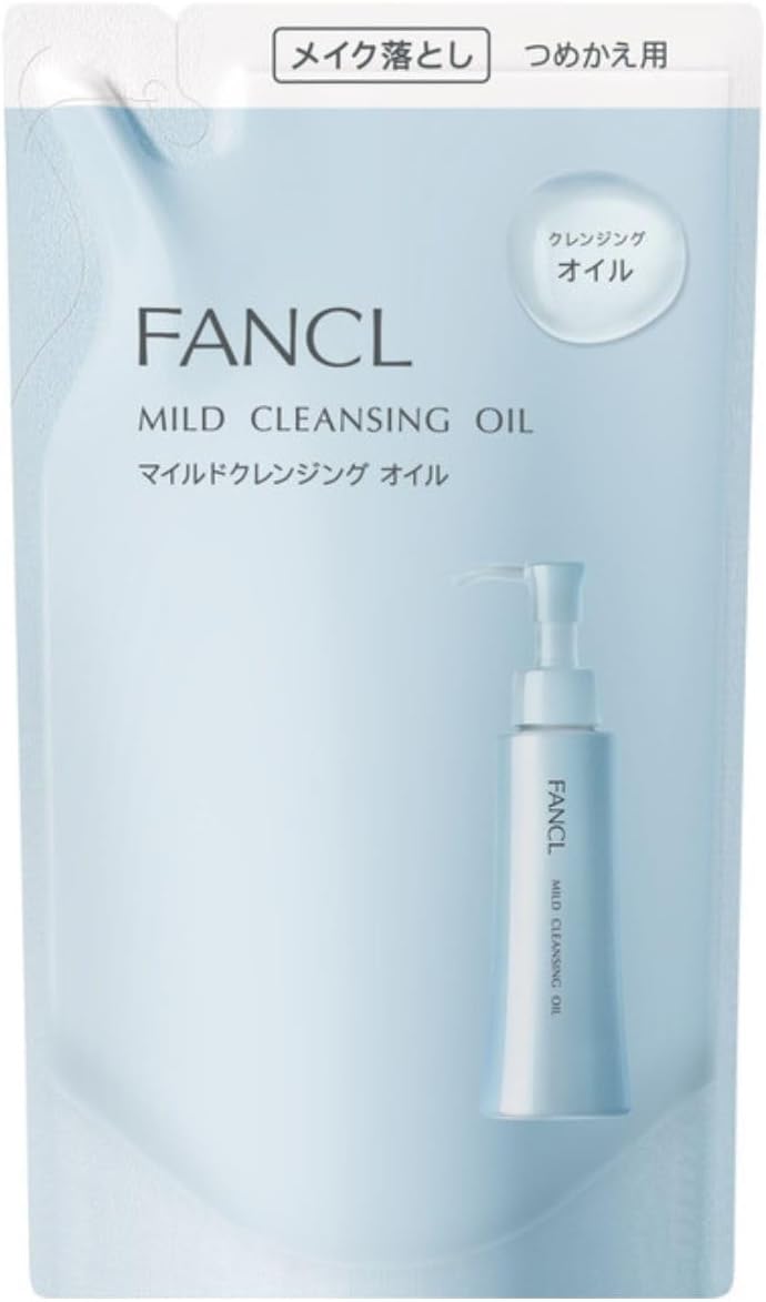 Recharge d'huile démaquillante douce Fancl, démaquillant sans additifs