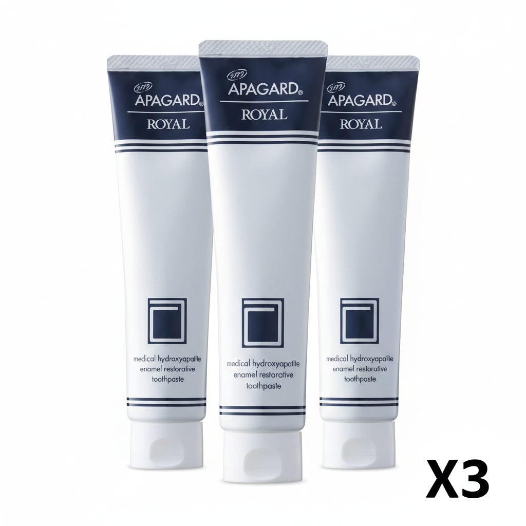 Apagard Royal Toothpaste 135G - Premium Whitening Formula 3-Pack