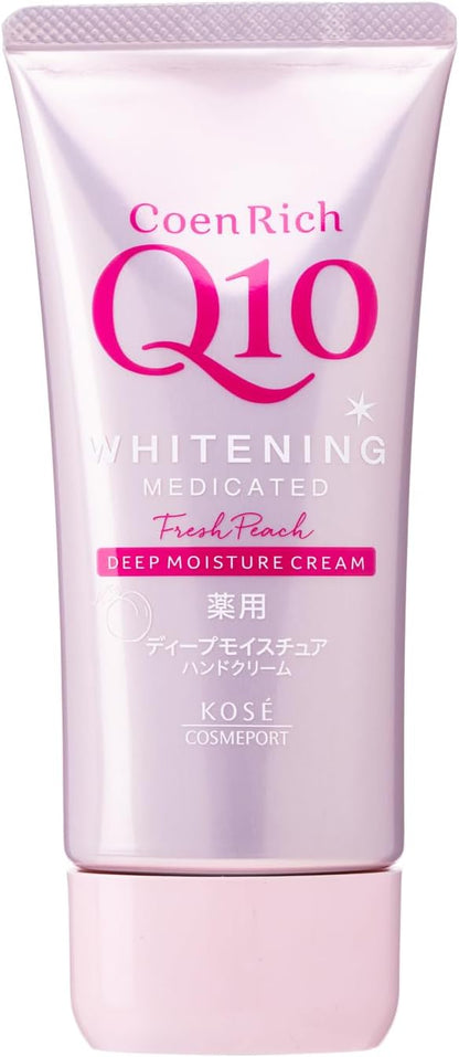 Kose Cosmeport Coenrich Yakyou Whitening Hand Cream Peach 80G