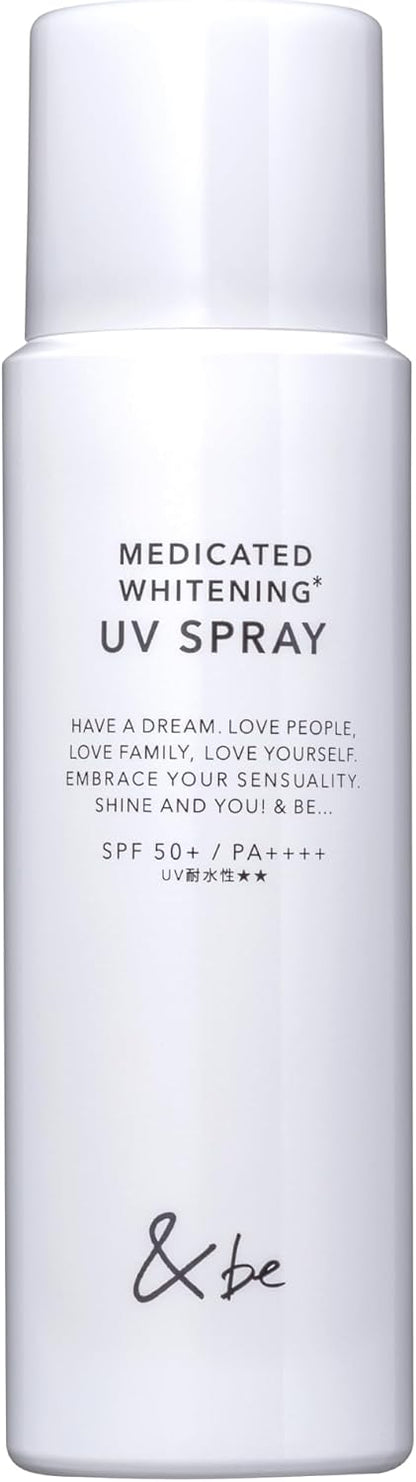 &be Medicated Whitening UV Spray 60g Waterproof Whole Body Protection