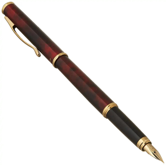 Pilot Cavalier Black and Red Fine Point Fountain Pen (F) FCA-5SR-BR