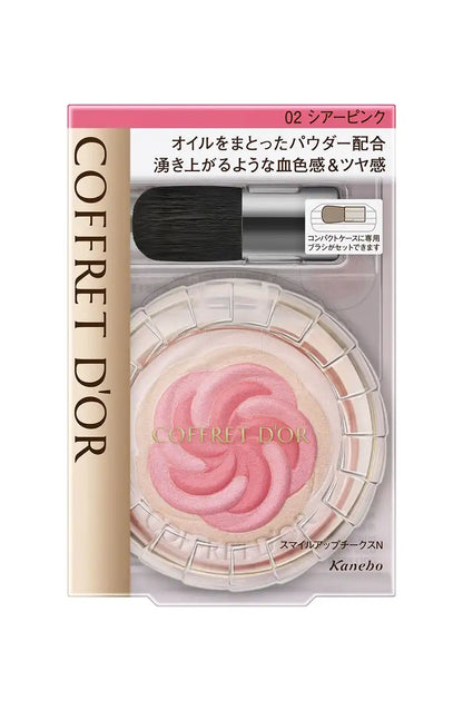 Coffret D'Or Cheek Smile Up Cheeks N02 Japan Sheer Pink [Discontinued]
