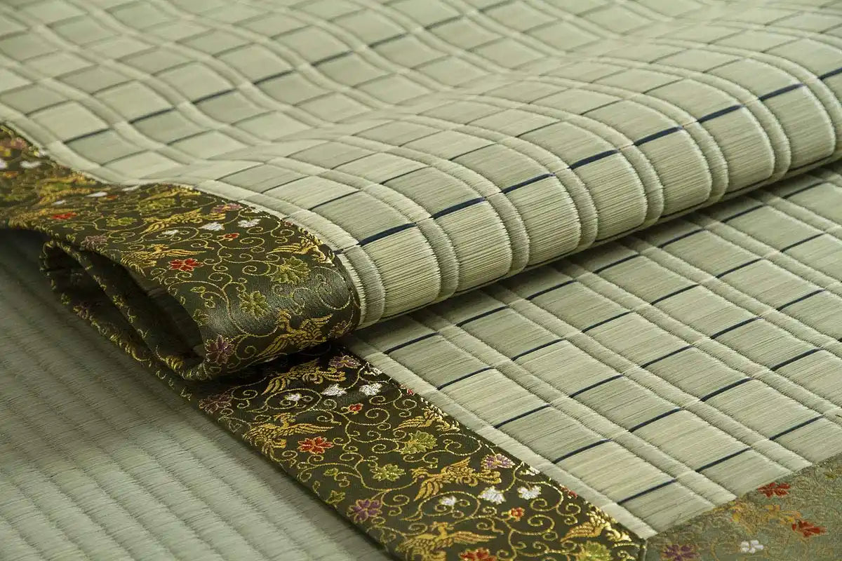 Ikehiko Gozen Goza Buddhist Altar Rush Rush Made In Japan Kakegawa Weave Matsukawa 88X120Cm #3101639