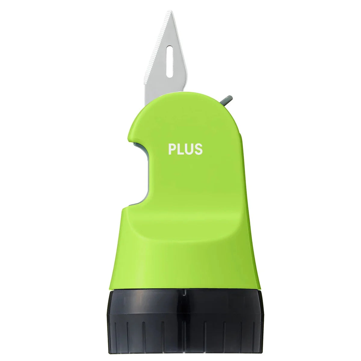 Plus Japan Personal Information Protection Stamp Built-In Cardboard Cutter Roller Box Opener Green [Disposable Type] 40-979 Is-580Cm