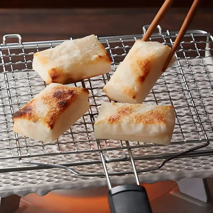 Men'S Woven Wire Rack Ceramic Far-Infrared Bbq Grill Mesh Japan