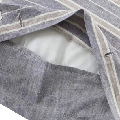 Nishikawa 45X45Cm Japan Linen Cushion Cover - 100% European Linen Smooth - Made In Japan