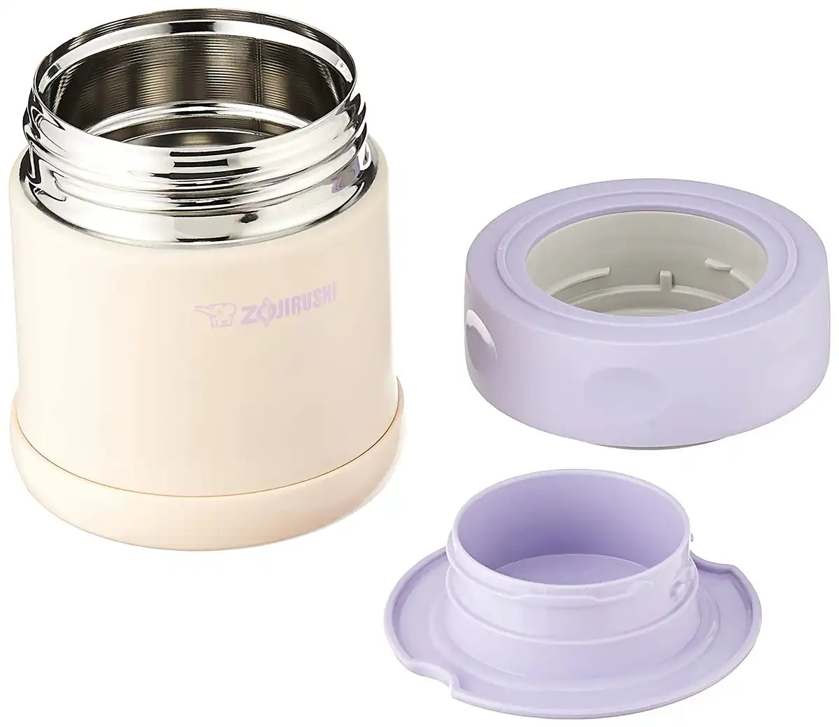 Zojirushi 9 Oz Stainless Steel Food Jar Pale Orange - Japan