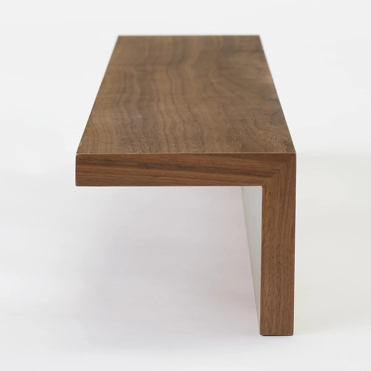 Mujirushi Ryohin Japan Walnut Wall Mounted Shelf 88X12X10Cm - 44505113