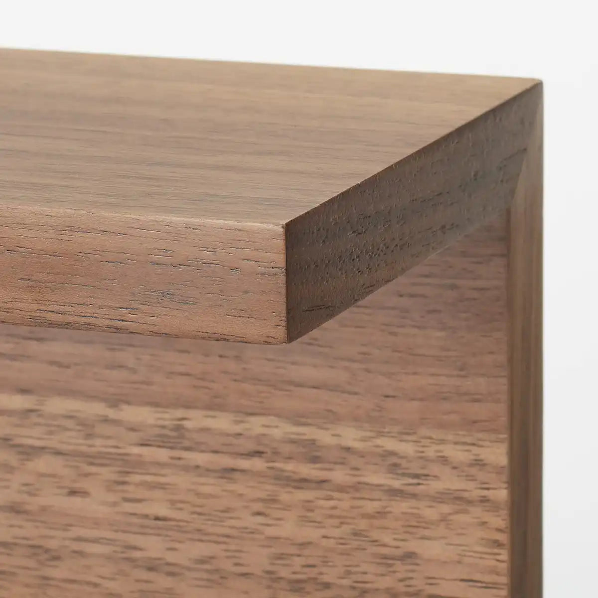Mujirushi Ryohin Japan Walnut Wall Mounted Shelf 88X12X10Cm - 44505113