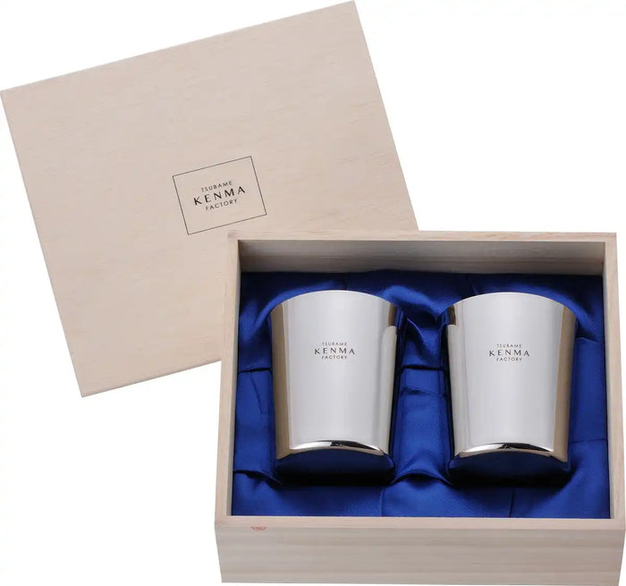 Wahei Freiz Tumbler Set Of 2 - 260Ml Wooden Box Stainless Steel Japan Tm-9859