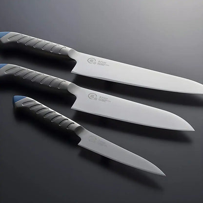 Ryuji Molybdenum Steel Gyuto Knife 30cm - Black