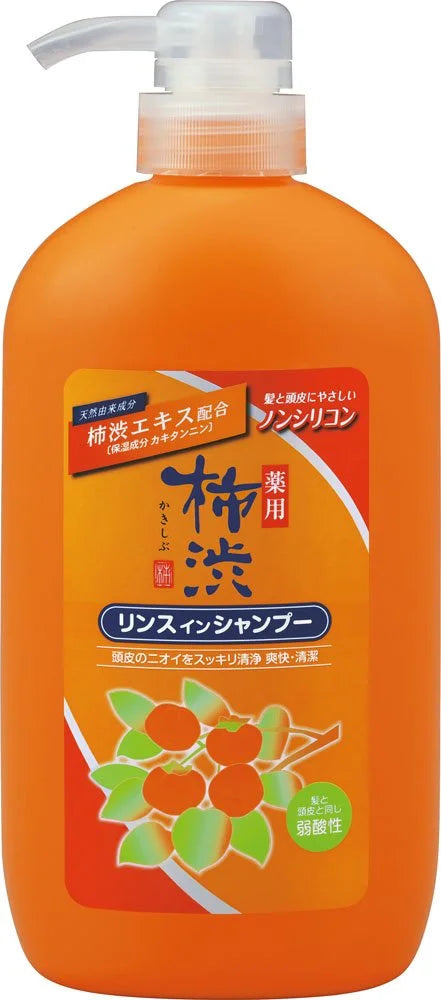 Yushi Kumano Medicated Persimmon Conditioning Shampoo 600ml