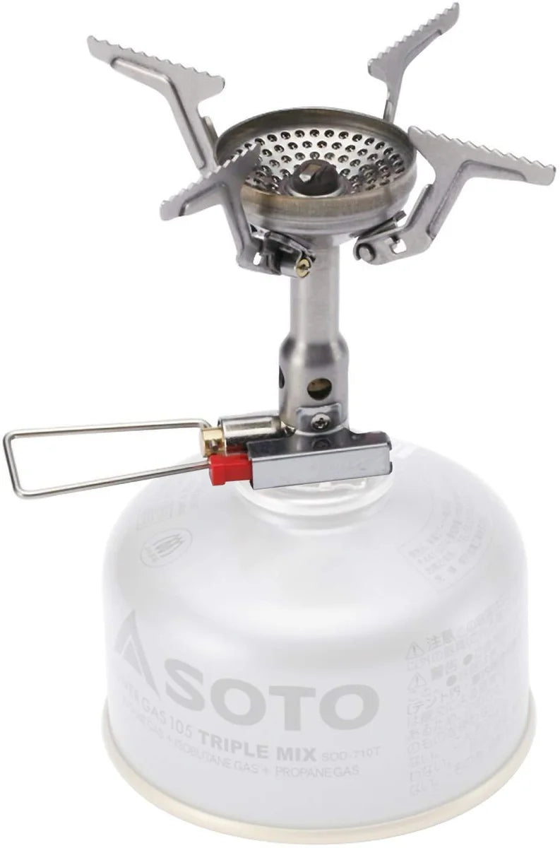 SOTOバーナーSOD-320&SOD-300S Soto Single Burner Camping Stove W/ Storage Pouch - Amicus Sod-320