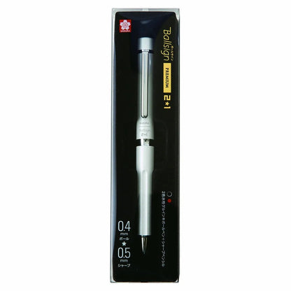 Sakura Crepas Japan Multifunctional Pen Ball Sign Premium 2+1 Dressy White Gb2M3004-P#50