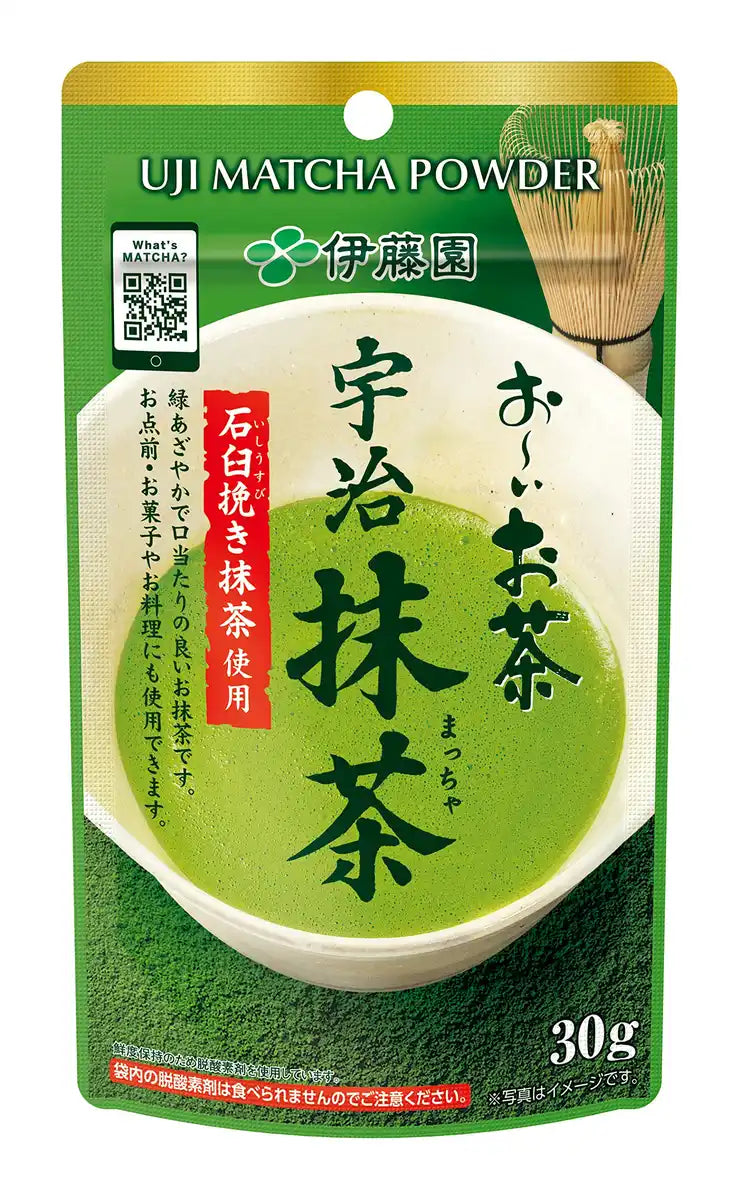 伊藤園 葉っぱ (日本茶) おーいお茶 宇治抹茶パウダースティック 30G